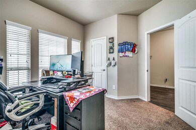 Office featuring carpet