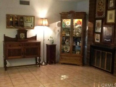 Living room with fireplace