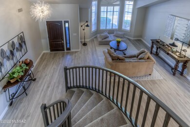 Staircase/Living Room