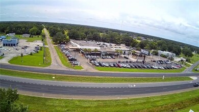 Ariel view shows across the highway