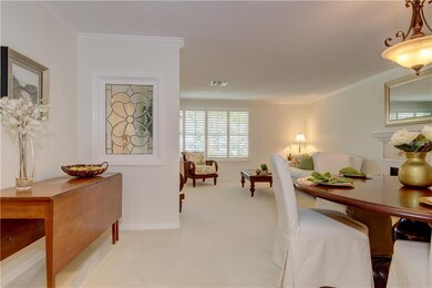 Formal dining area looking toward formal living ro