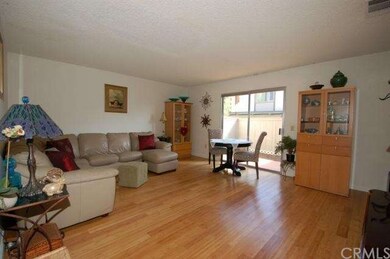 Living room showing the sliding door to the patio