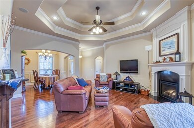 Detailed molding, tray ceilings and custom window treatments provide extra flair!