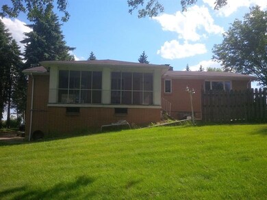 Rear view of home