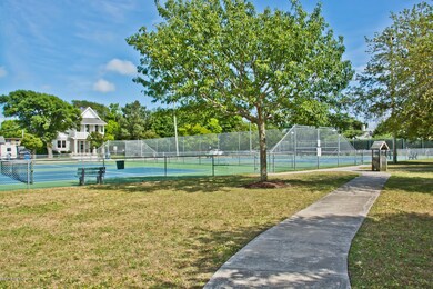 Tennis courts down the street