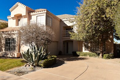 Front view of this fine lakeside home.