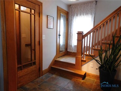Entry way original  woodwork