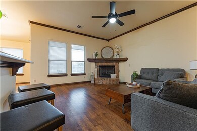 Living Room w/ wood floors