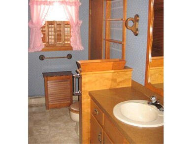 Bathroom. Home has one full bath and...