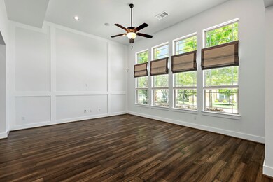 Unfurnished room featuring recessed lighting, bas