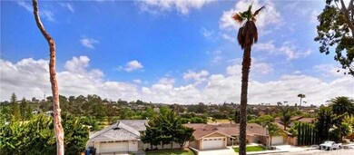 View from the patio of this home overlooking the p