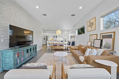 Living area with healthy amount of natural light 