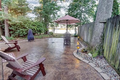 Patio with lake view