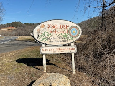 Just across valley