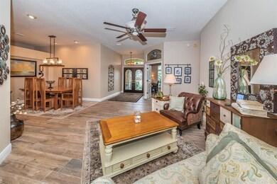 Living Room facing entrance and formal dining