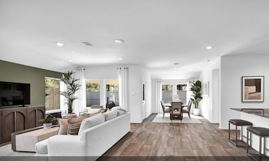 Living room (Staged )