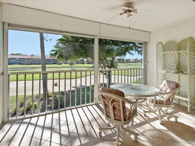 screened lanai features golf course views and stor