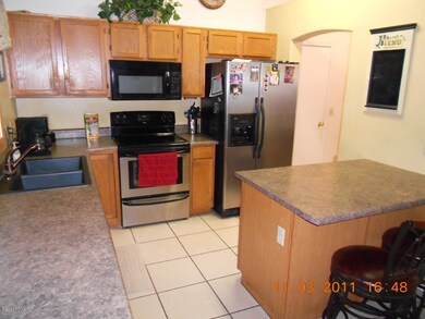 Kitchen with stainless appliances