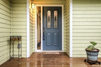Large front deck for easy entry - no steps.