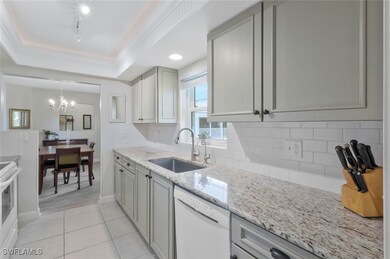 Kitchen facing the dining room.  The kitchen featu