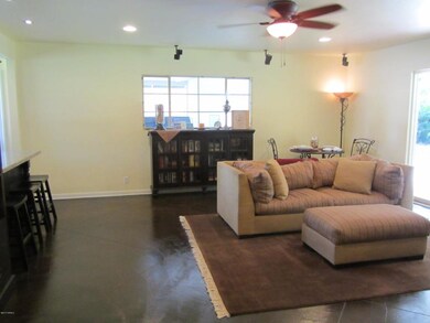 Great room from hall