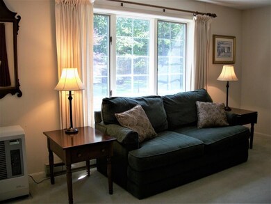 Spacious living room .