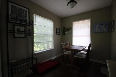 Dining room with baseboards