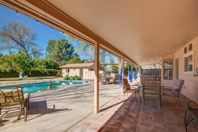 Huge covered patio