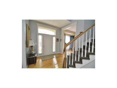 Beautiful trim detail and hardwoods through most o