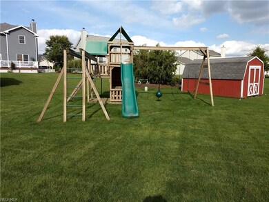 Swing set included for some fun!