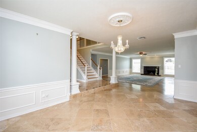 The luxurious Formal Dining room looking towards t