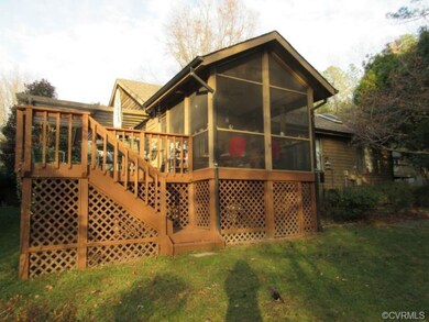 Back deck and screened in porch