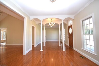 A view from the keeping/formal living area to the dinning area.