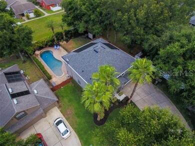 Pool with swimout, rock waterfall, solar heat and 