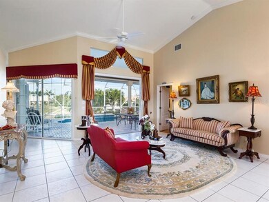 Grand formal living room has taller disappearing g