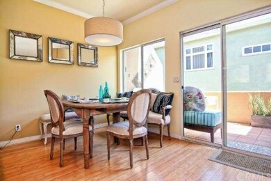 Dining room - adjacent to kitchen with glass doors