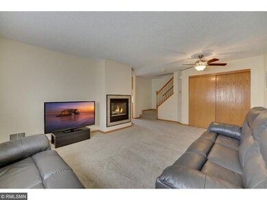 Beautiful gas fireplace