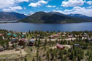 Aerial with Shadow Mountain Lake