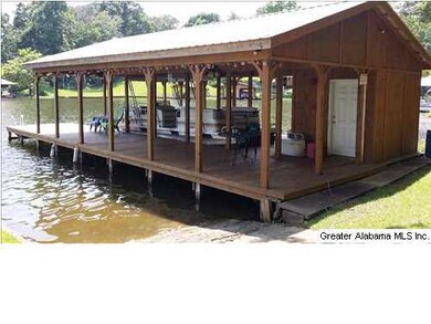 Look!  A brand new boat house.