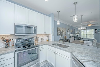 Kitchen with Leathered Quartzite Counter