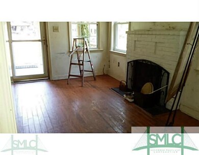 Living Room. Living room w/ original hardwood floo