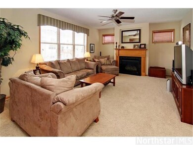 Main floor family room is light and bright and inc