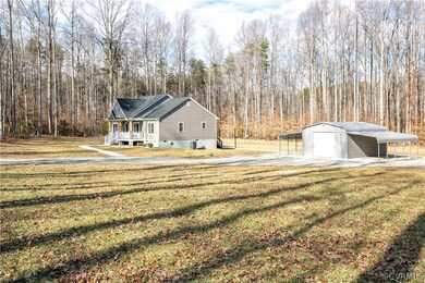 The home boasts a scenic and private location just