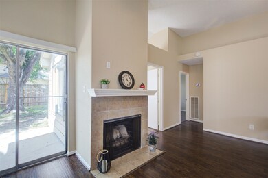Fireplace focal point of the living room