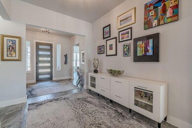 Foyer entrance featuring a healthy amount of sunl