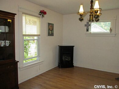 Dining Room. Dining room has a gas fireplace and a