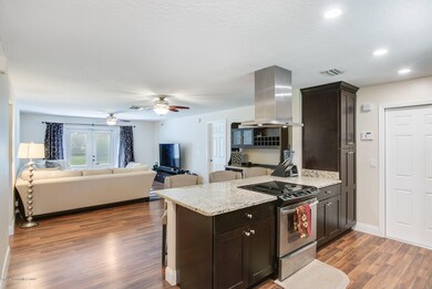 Kitchen into Living Room