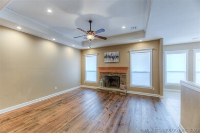 spacious living with hardwood floors