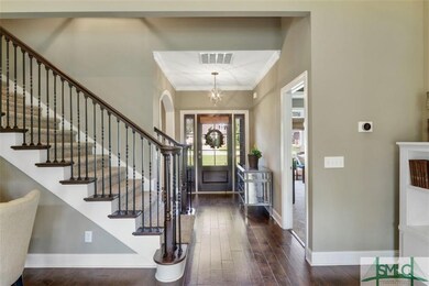 Foyer Entrance ~ Custom Built in Bookcases