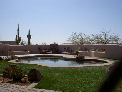 Custom wall surrounding pool